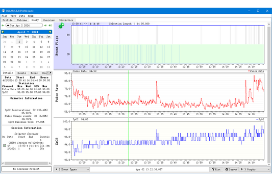 How to export SpO2 data to OSCAR ?