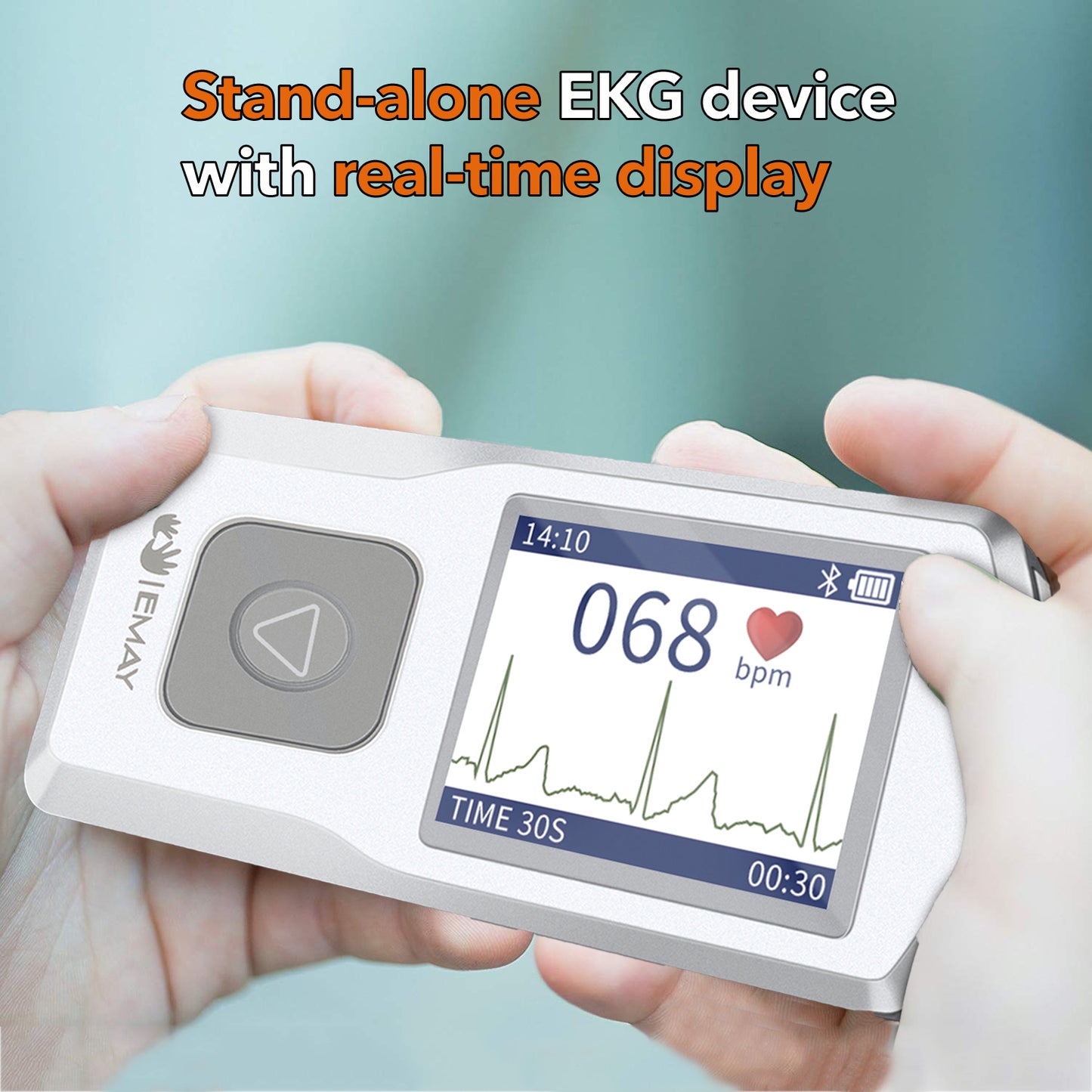 Portable EKG Monitor (Grey)