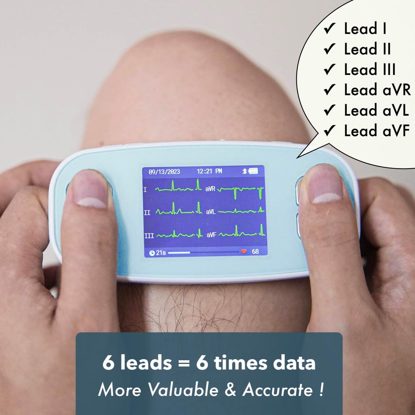 6L Portable EKG Monitor