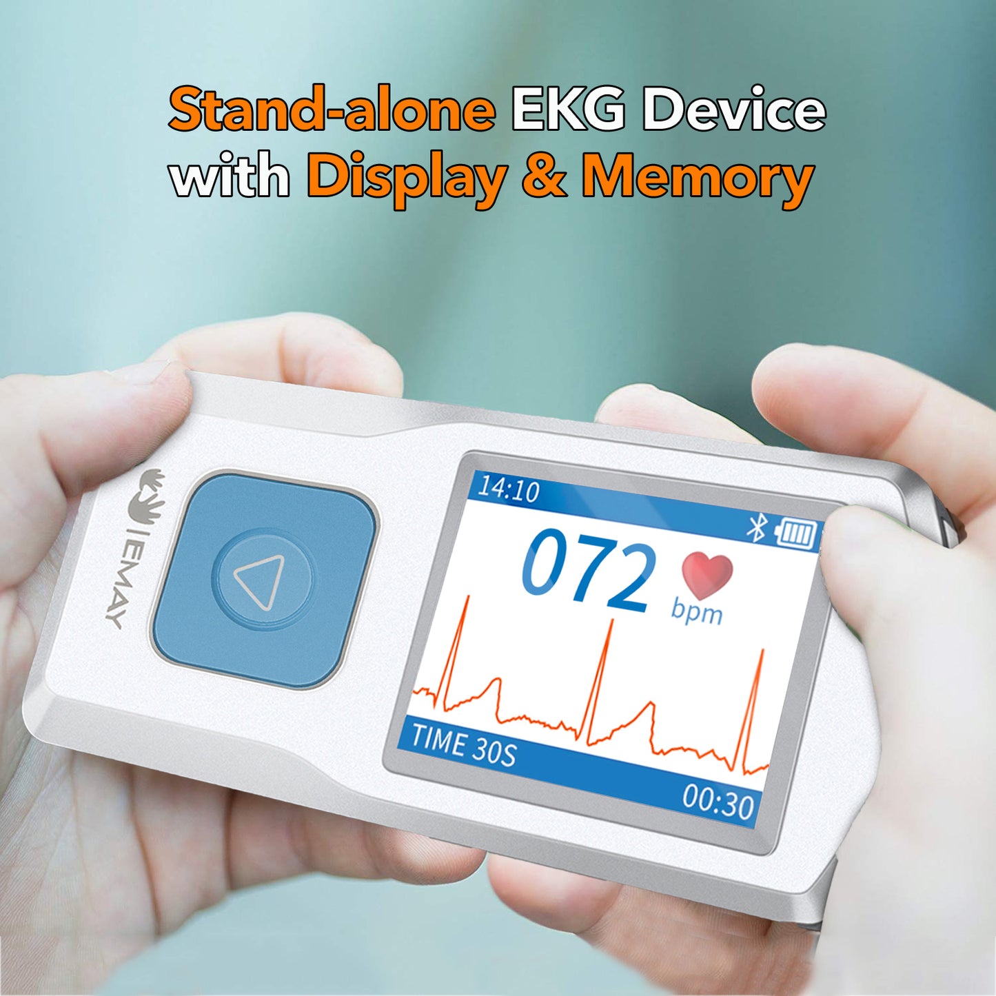 Portable EKG Monitor (Blue)