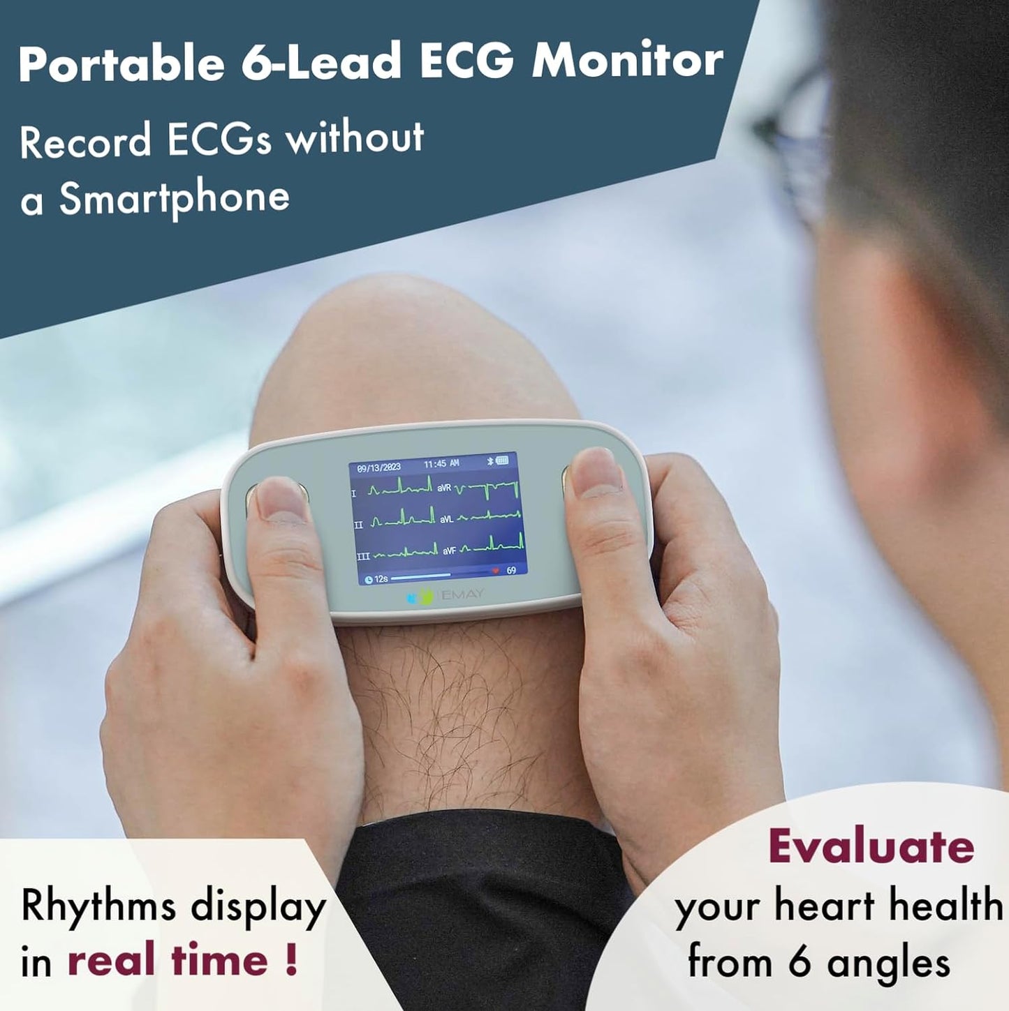 6L Portable EKG Monitor